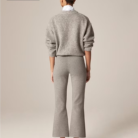 Burgundy J Crew Delaney kickout sweater pant, size XS - Picture 5 of 6